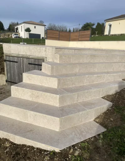 Création de murets et pose de crépi à Périgueux